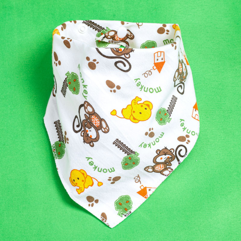 Baby Drooling Towel Baby Triangle Double Layer Headscarf