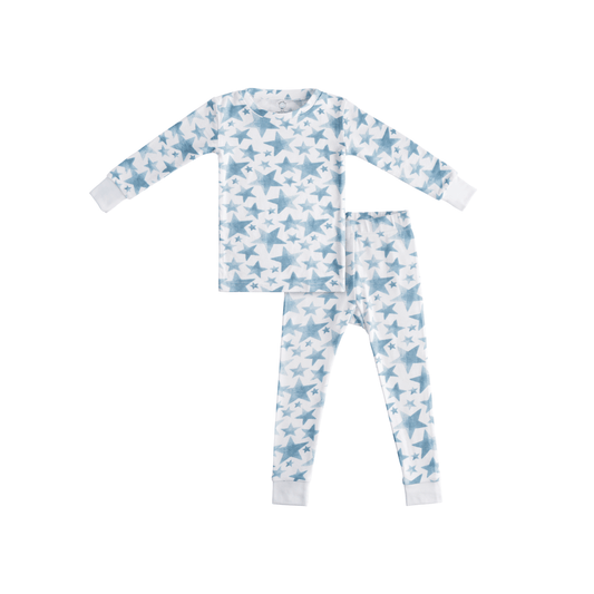 Lincoln Toddler/Kids Bamboo Pajamas - Blue Star - GuGuTon baby store - Baby Fashion - Toddlers Outfits - Babies Outfits - Toddler Clothes - Kids Clothing - Newborn Clothes - Newborn Wear - Kids Wear - Trending Clothes - Trending Outfits - Fall Fashion - Winter Fashion - Girls Clothes - Boys Clothes - Babies Wear - Kids Accessories - KidsWear - Summer Clothes - Summer Fashion - Summer Trend - Falls Sweaters - Tops - Bottom - Jeans - Blouse - Dresses - Newborn Dresses - Toys
