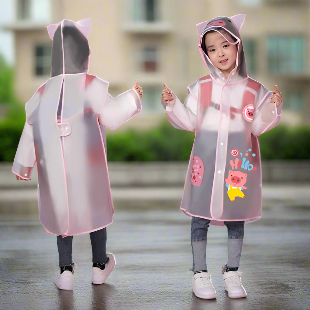 Hooded Waterproof Raincoat- Lightweight & Durable