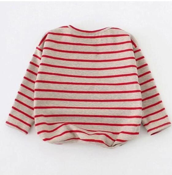 Sophia Fashion Striped Kids Baby Girls Clothes Long Sleeve