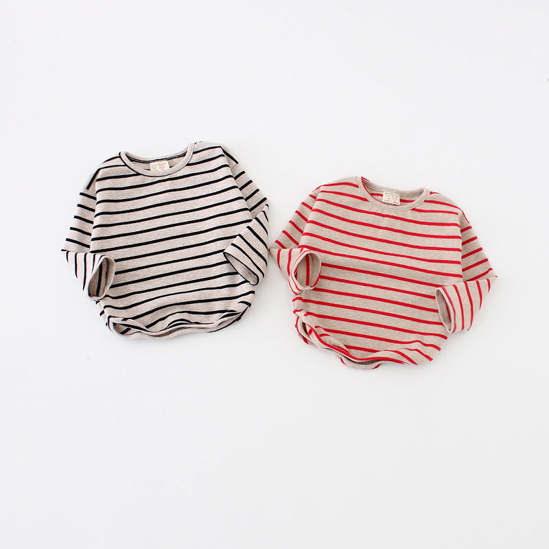 Sophia Fashion Striped Kids Baby Girls Clothes Long Sleeve