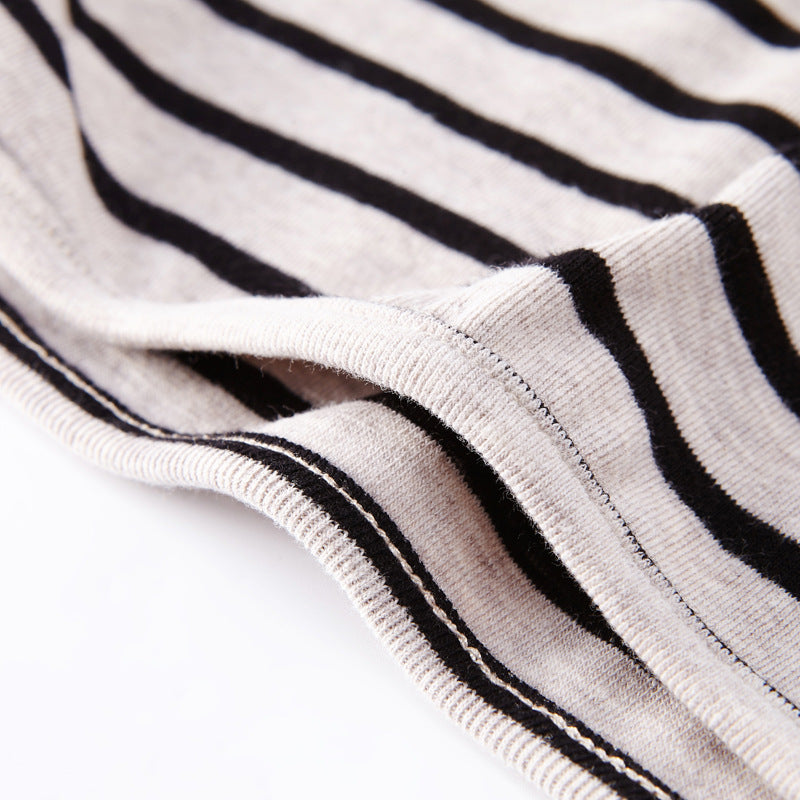 Sophia Fashion Striped Kids Baby Girls Clothes Long Sleeve