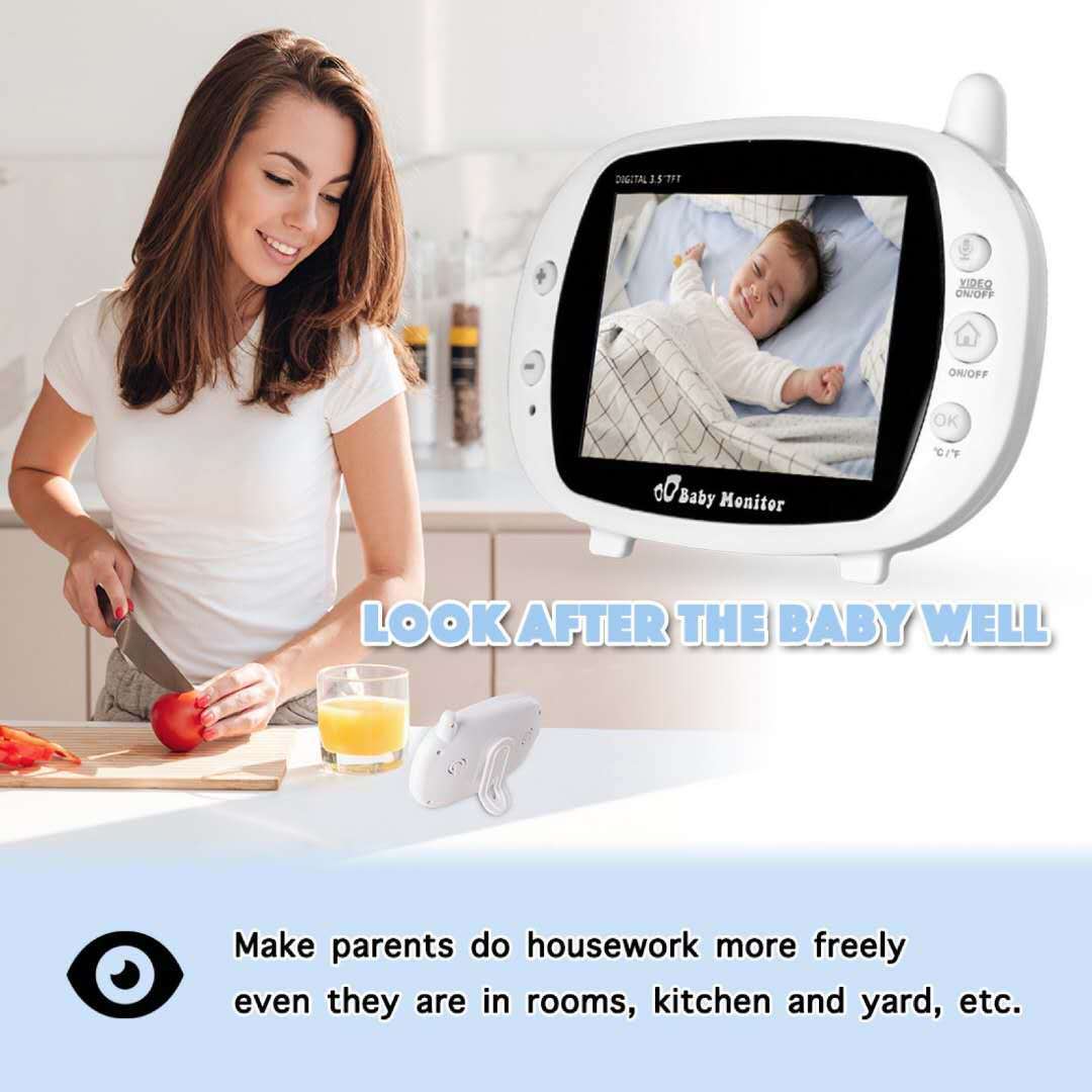 BabyBuzz Buddy 3.5 inch baby care device night vision monitor