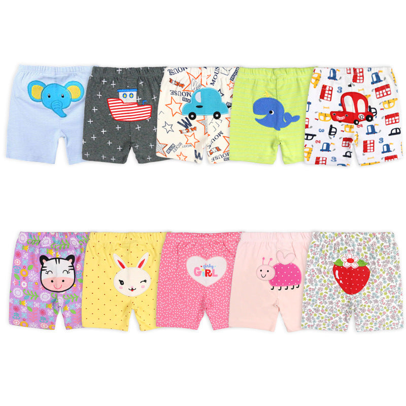 Baby Wyatt Cartoon embroidered shorts