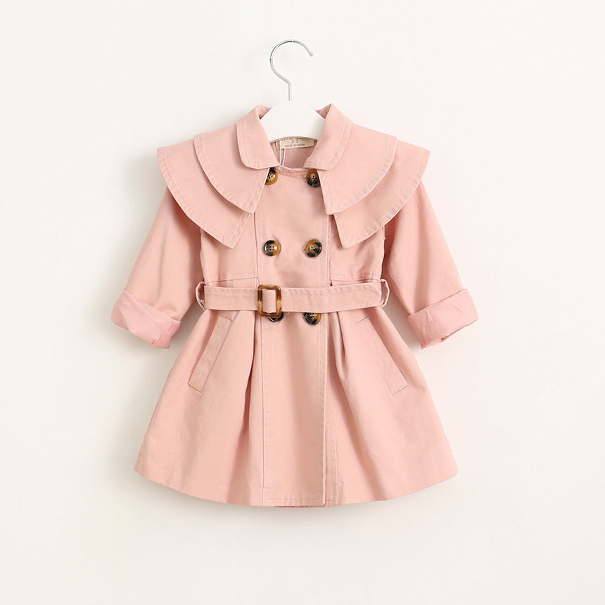 Mary Spring And Autumn New Cotton Girls Windbreaker