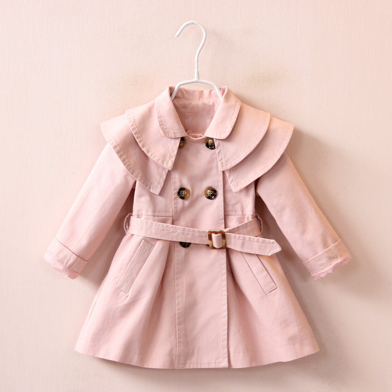 Mary Spring And Autumn New Cotton Girls Windbreaker