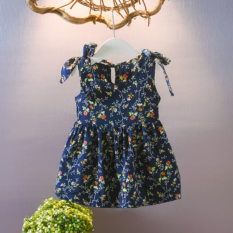 Berta Summer Girls' Dresses Baby Sleeveless Floral