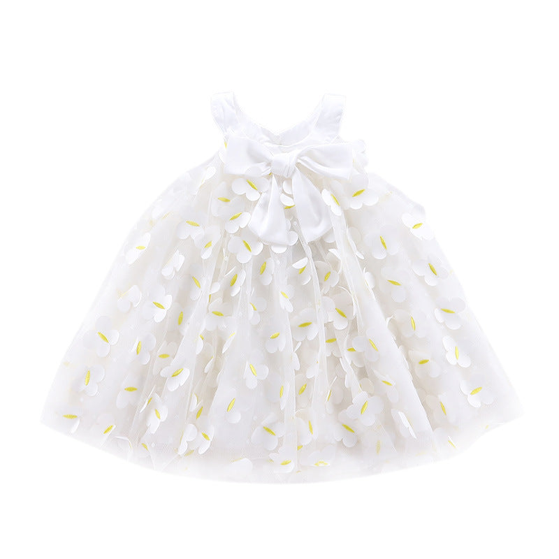 Saula dress with flower design as good sleeveless