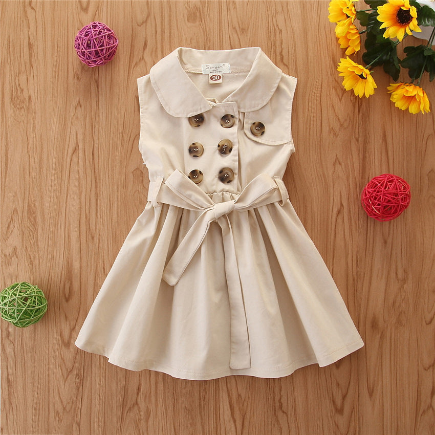 Matilde Toddler Baby Girl Dress Princess Casual Sleeveless