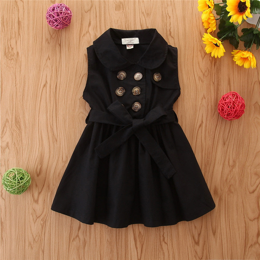 Matilde Toddler Baby Girl Dress Princess Casual Sleeveless