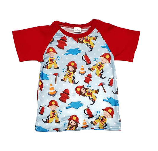 Firefighter Milk Silk Raglan