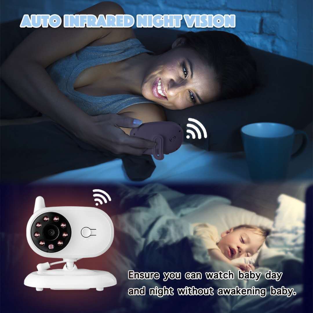BabyBuzz Buddy 3.5 inch baby care device night vision monitor