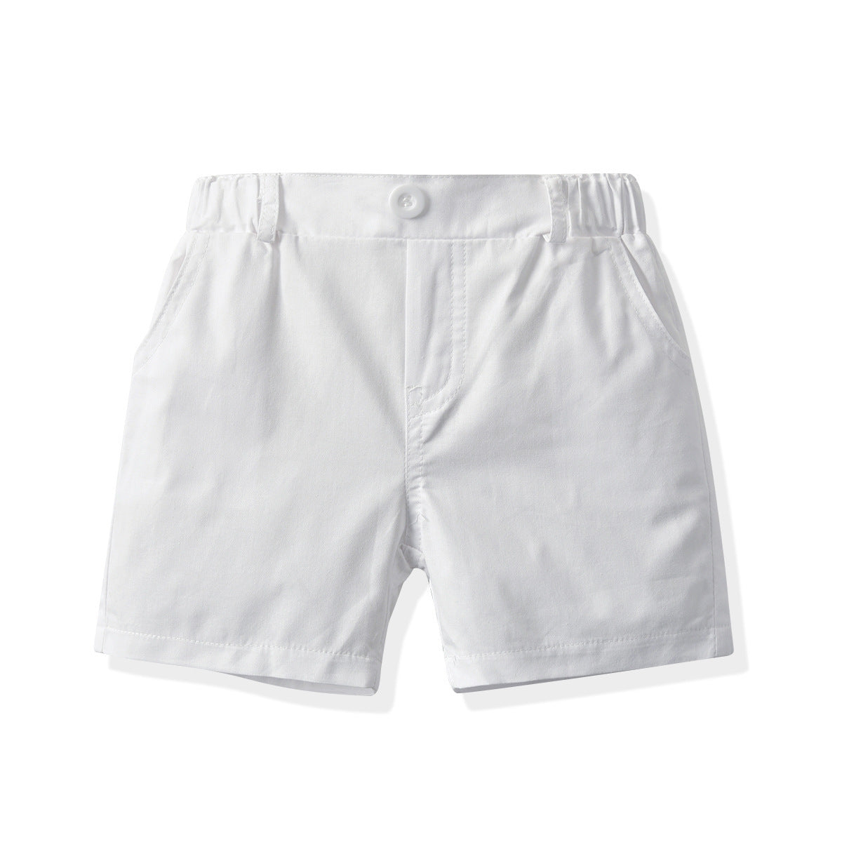 Frank Boy Baby Solid Color Casual Cotton Shorts