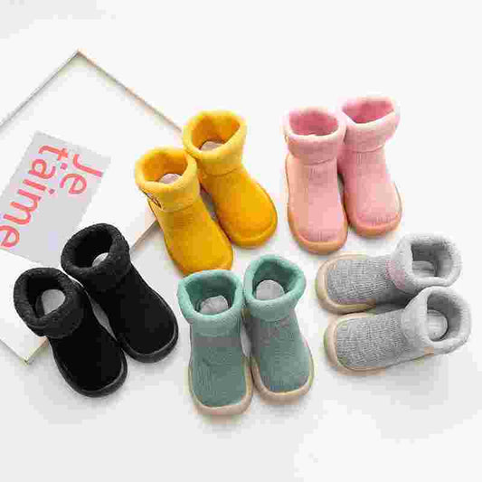 Junior Kids Warm Sock Shoes for Comfort and Style