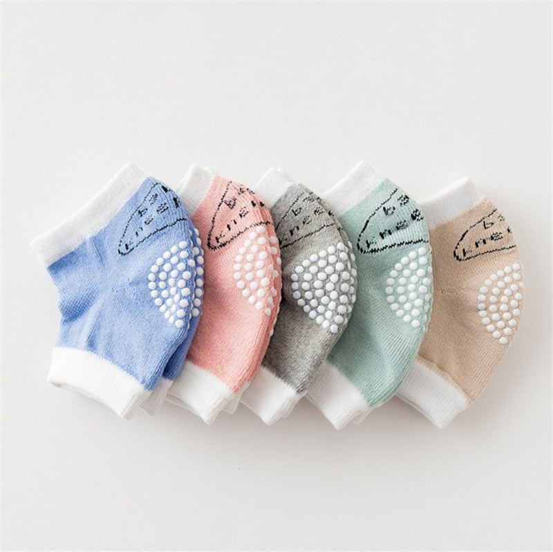 0-18 Months babys Non-slip Baby Kneecap Summer Cotton Knee Pad