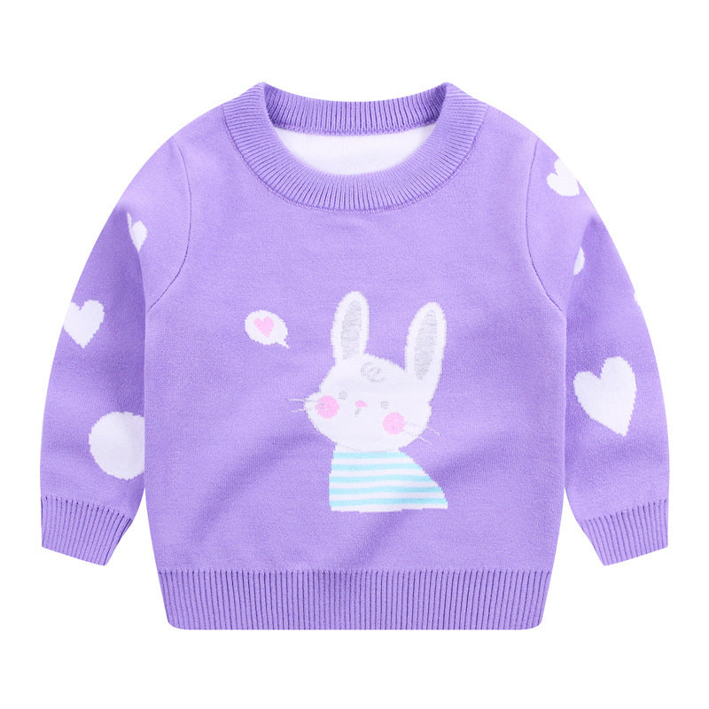 Addison Double love white rabbit autumn and winter coat