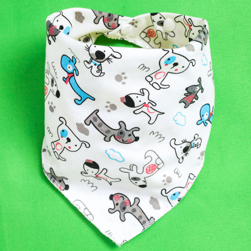 Baby Drooling Towel Baby Triangle Double Layer Headscarf
