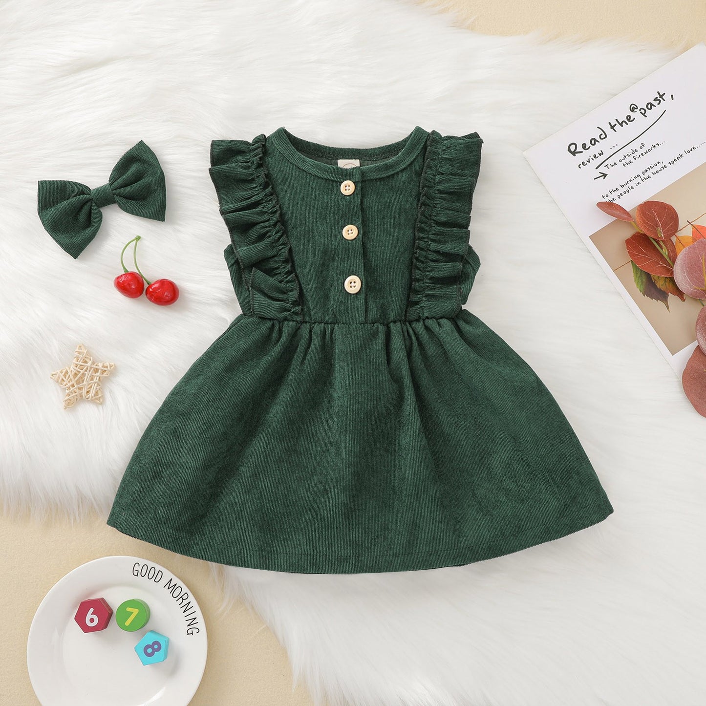 Yolanda Summer Lovely Baby Dresses Kids Girls