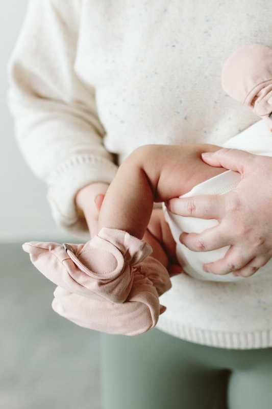 Colter Soft Organic Cotton Stay On Rose Boots