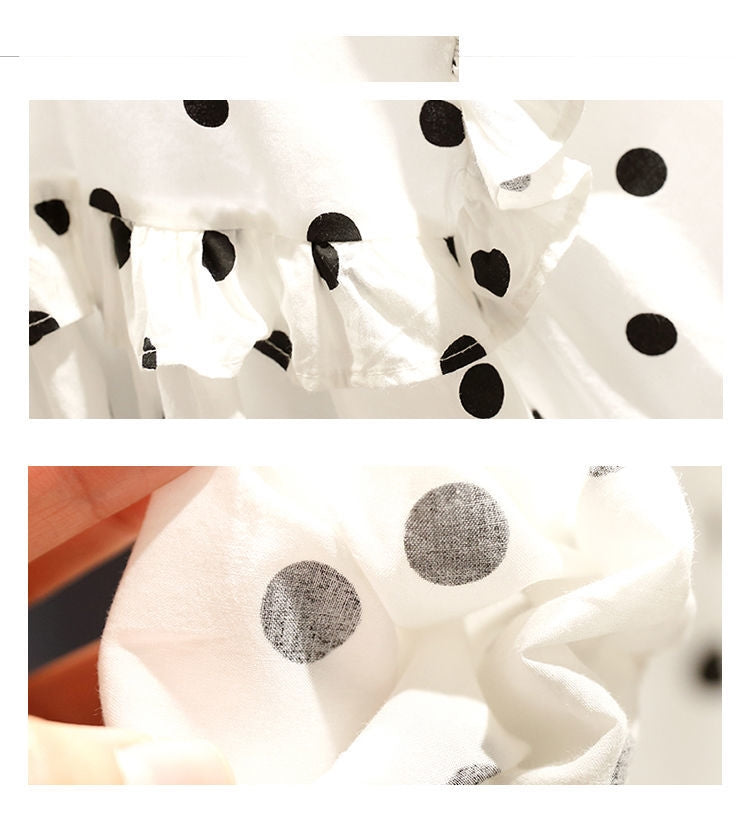 Laura Comfortable Polka Dot Baby Girl Blouse