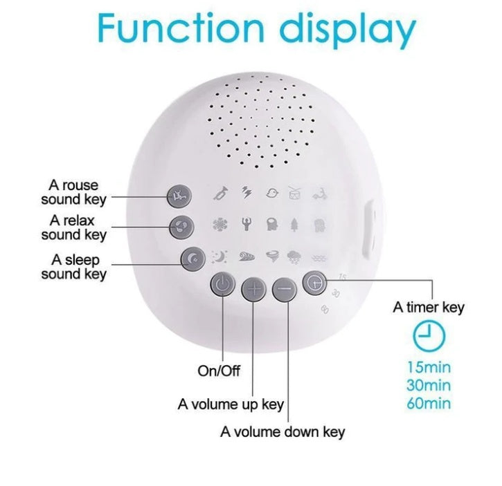 DreamSoothe White Noise Machine for Baby Sleeping & Relaxation