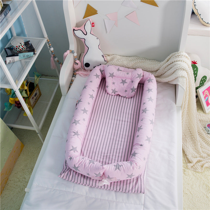 Cotton Portable Bed Is Removable And Washable
