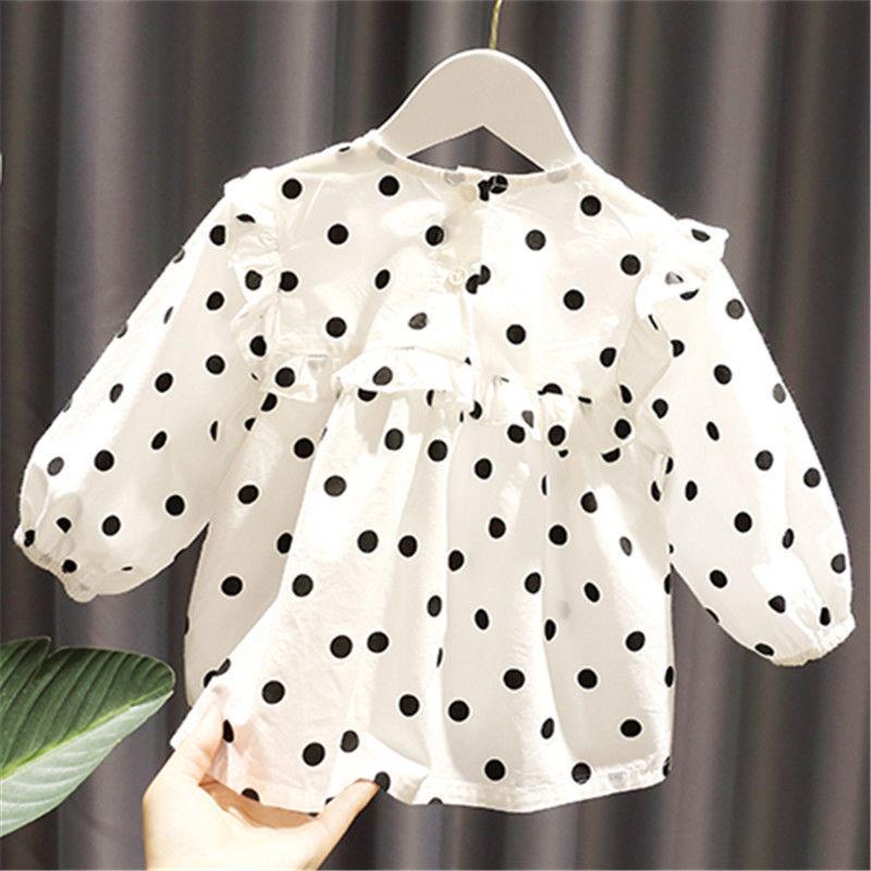 Laura Comfortable Polka Dot Baby Girl Blouse