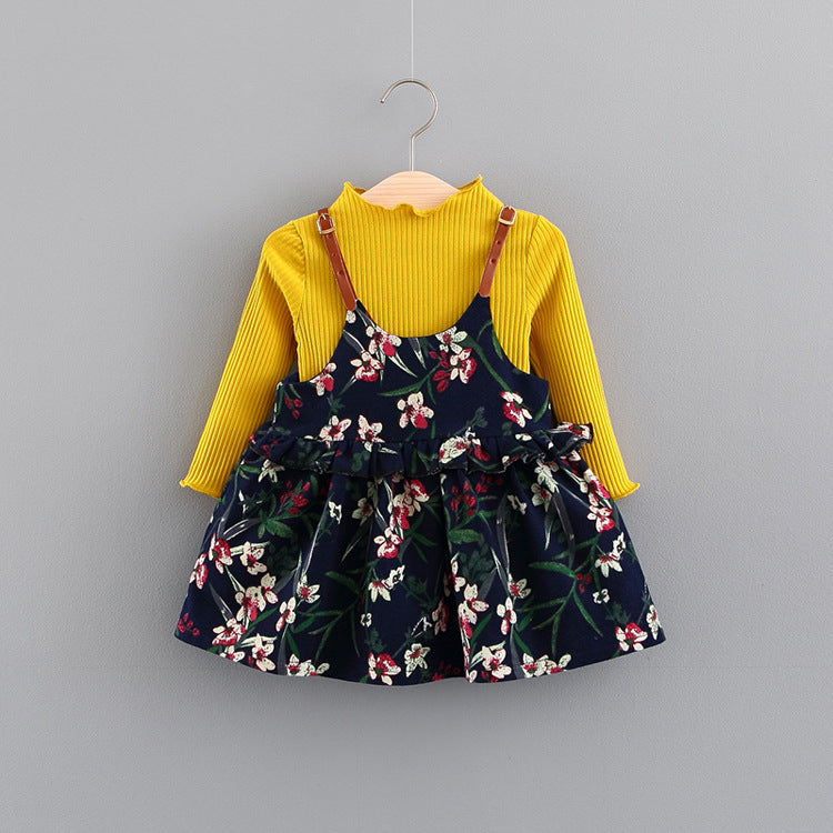 Nieves Baby Dress Girl's Autumn Baby Clothing Casual