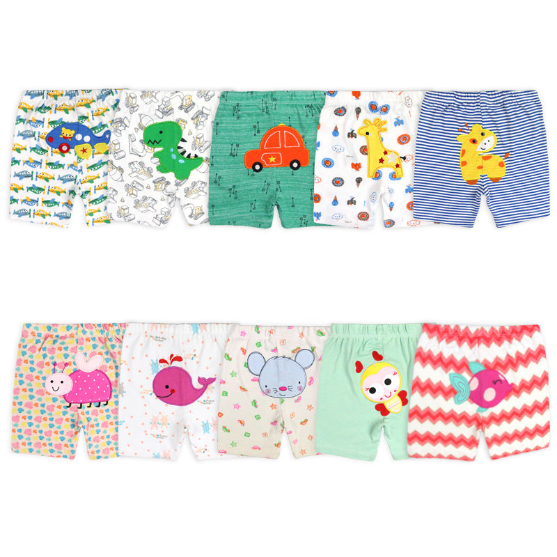 Baby Wyatt Cartoon embroidered shorts
