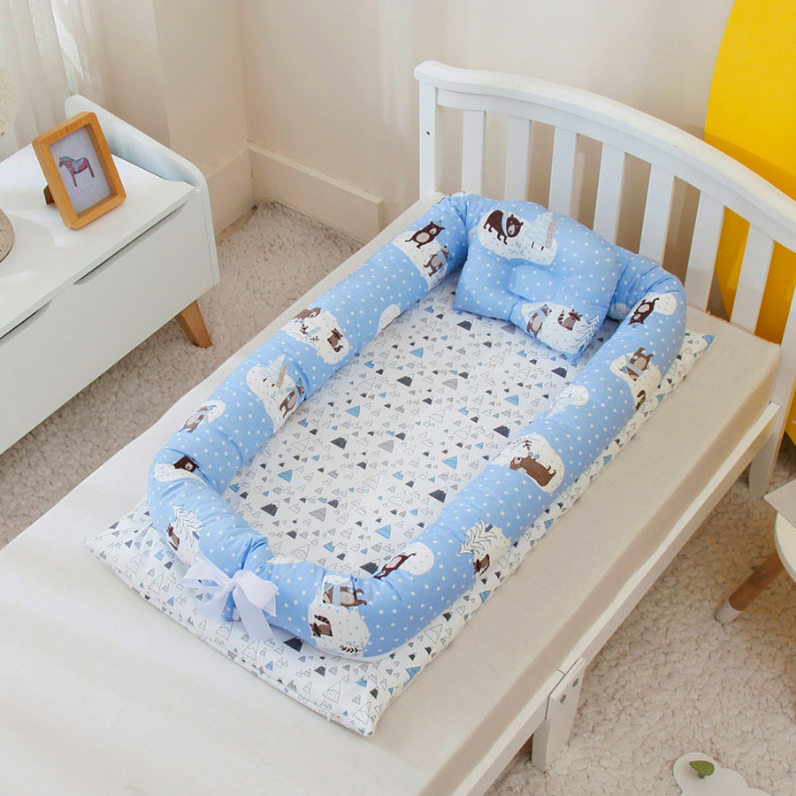 Cotton Portable Bed Is Removable And Washable