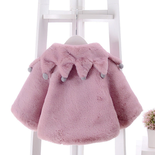 Amelia Children's Wear Baby Heavy Cape Baby Cape Coat - GuGuTon baby store - Baby Fashion - Toddlers Outfits - Babies Outfits - Toddler Clothes - Kids Clothing - Newborn Clothes - Newborn Wear - Kids Wear - Trending Clothes - Trending Outfits - Fall Fashion - Winter Fashion - Girls Clothes - Boys Clothes - Babies Wear - Kids Accessories - KidsWear - Summer Clothes - Summer Fashion - Summer Trend - Falls Sweaters - Tops - Bottom - Jeans - Blouse - Dresses - Newborn Dresses - Toys