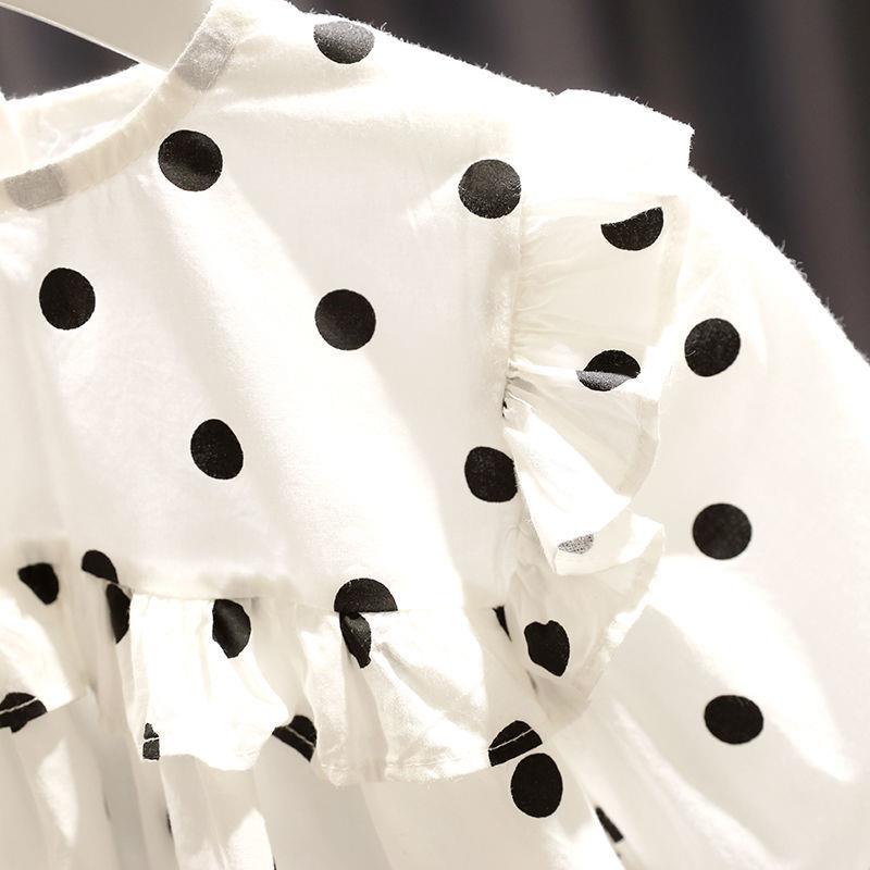 Laura Comfortable Polka Dot Baby Girl Blouse