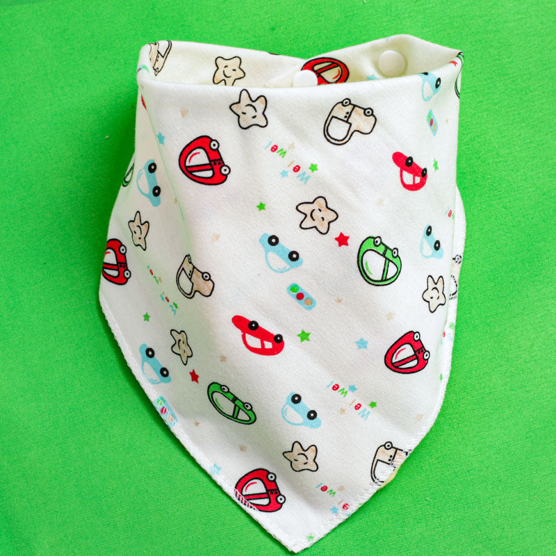 Baby Drooling Towel Baby Triangle Double Layer Headscarf
