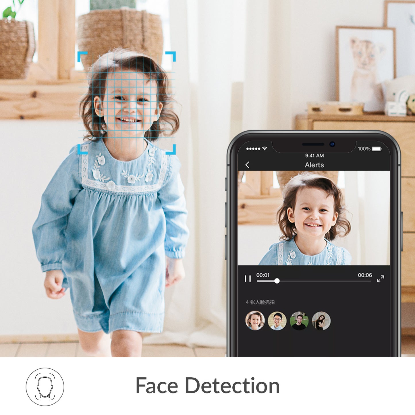 VisionGuard Panorama Home Remote Surveillance Panoramic Smart Camera