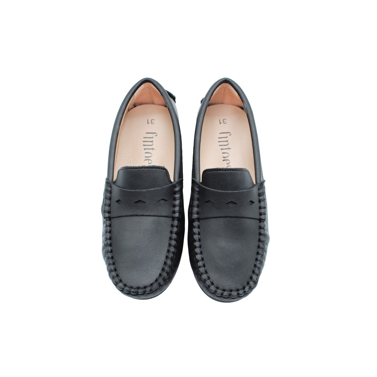 Riley Black Leather loafer