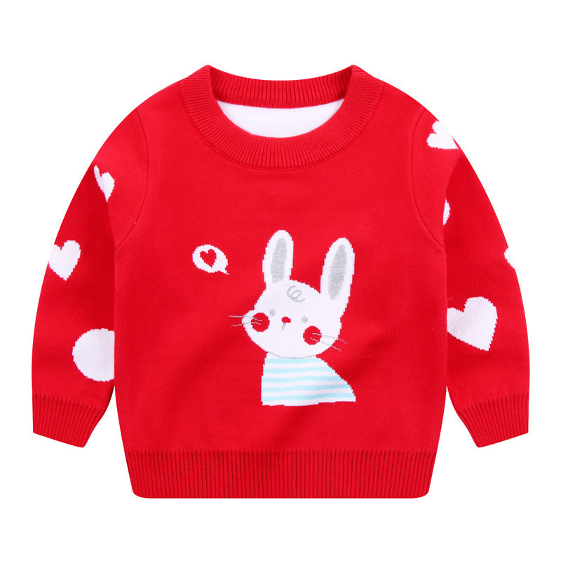 Addison Double love white rabbit autumn and winter coat
