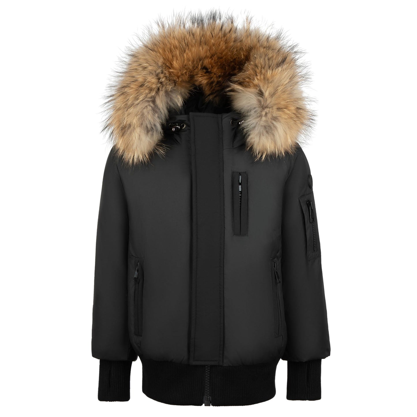 Jacob Boys Black Puff Elegant Coat