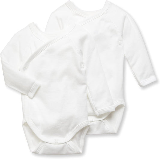 Lorenzo Organic Cotton Long Sleeve Bodysuit (Pack of 2) - GuGuTon baby store - Baby Fashion - Toddlers Outfits - Babies Outfits - Toddler Clothes - Kids Clothing - Newborn Clothes - Newborn Wear - Kids Wear - Trending Clothes - Trending Outfits - Fall Fashion - Winter Fashion - Girls Clothes - Boys Clothes - Babies Wear - Kids Accessories - KidsWear - Summer Clothes - Summer Fashion - Summer Trend - Falls Sweaters - Tops - Bottom - Jeans - Blouse - Dresses - Newborn Dresses - Toys