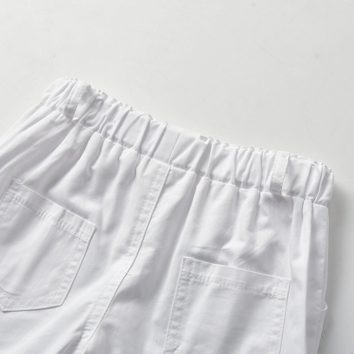 Frank Boy Baby Solid Color Casual Cotton Shorts