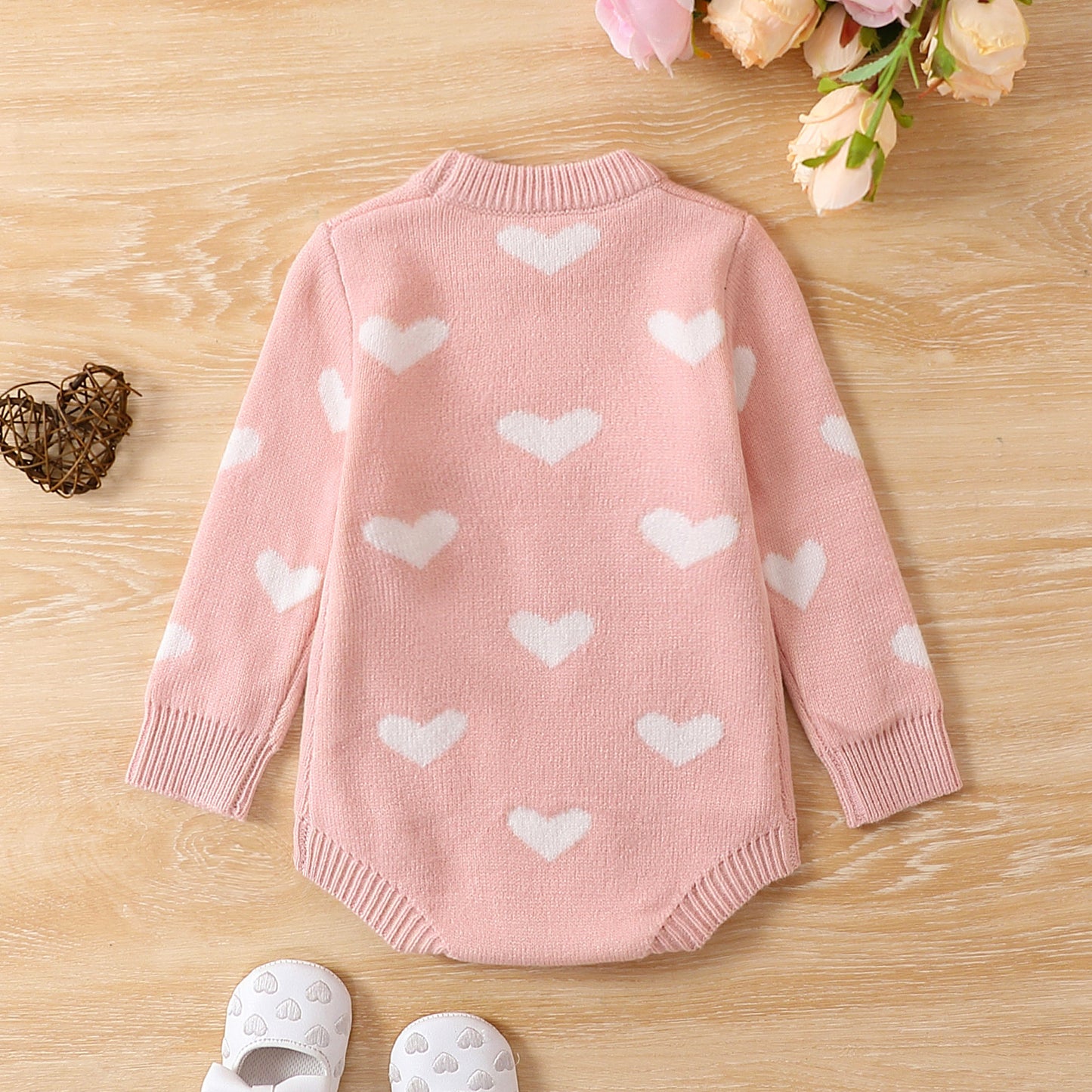 Ayden Printed Baby Sweater Jumpsuit