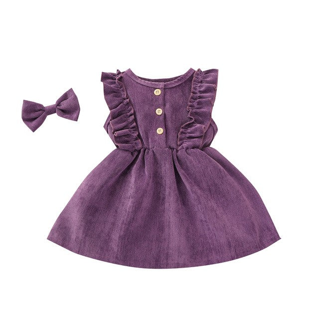 Yolanda Summer Lovely Baby Dresses Kids Girls