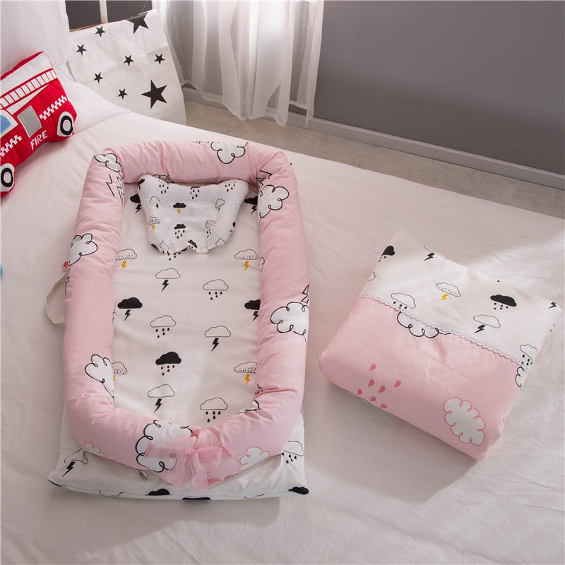 Cotton Portable Bed Is Removable And Washable