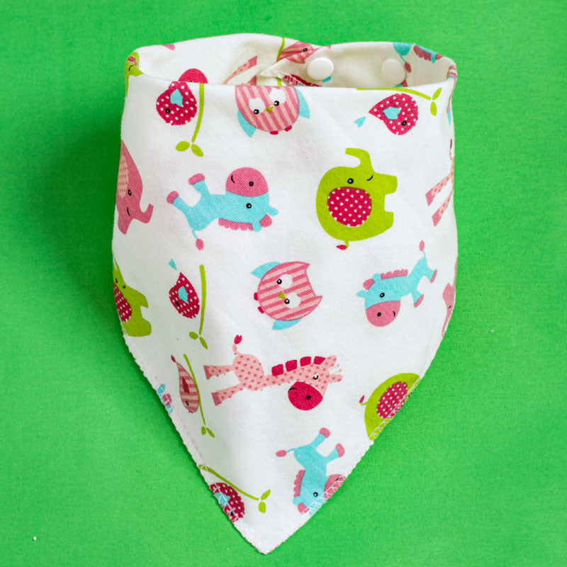 Stetson Drooling Towel Baby Triangle Towel Double Layer