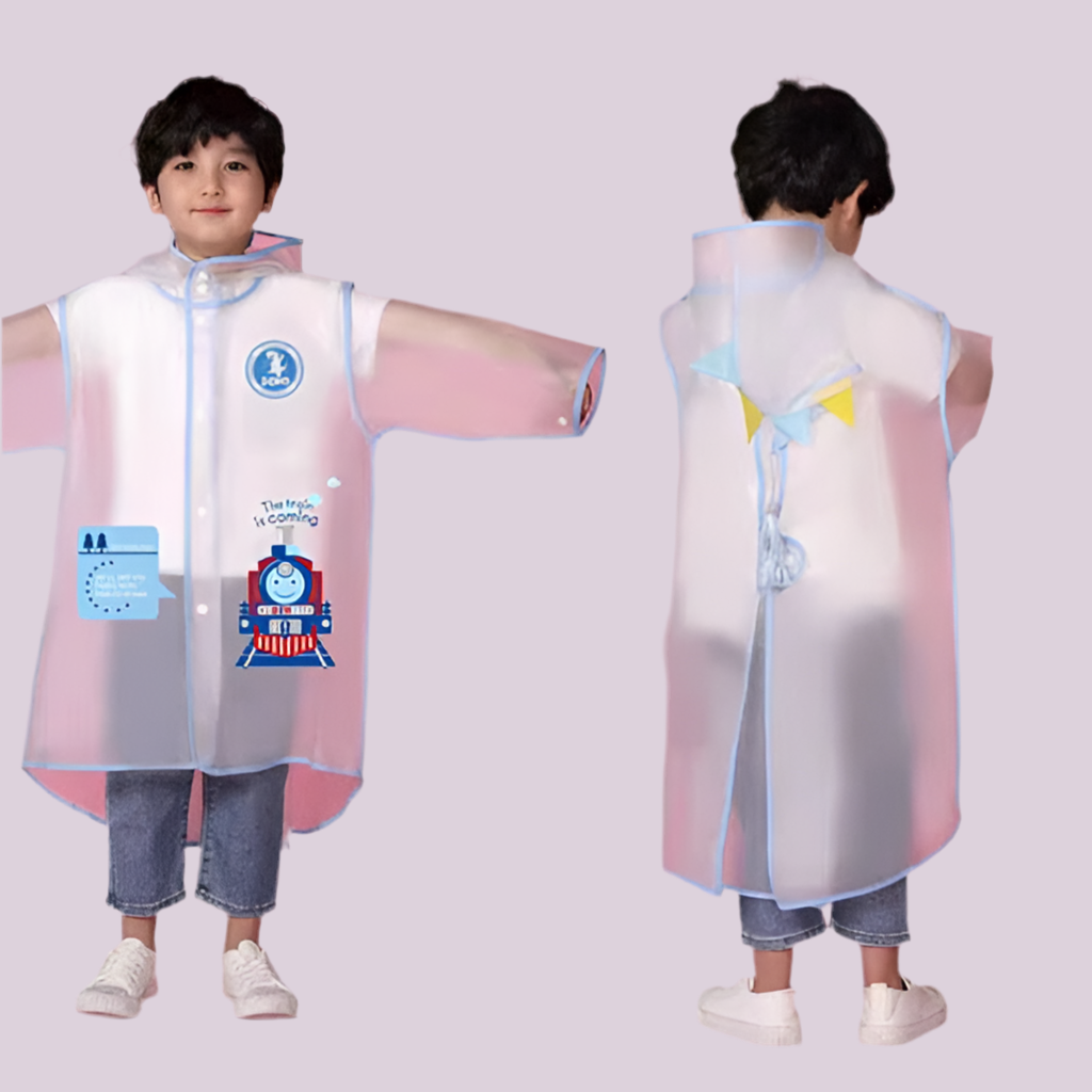 Hooded Waterproof Raincoat- Lightweight & Durable
