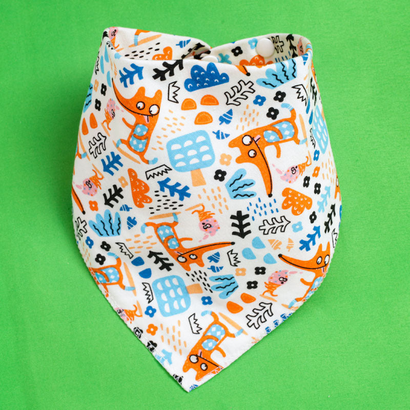 Stetson Drooling Towel Baby Triangle Towel Double Layer
