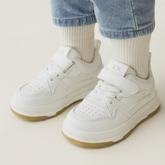 Carolina All Pure White Sneakers for Kids Ages 1-6