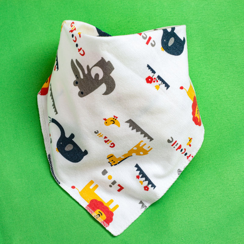 Baby Drooling Towel Baby Triangle Double Layer Headscarf