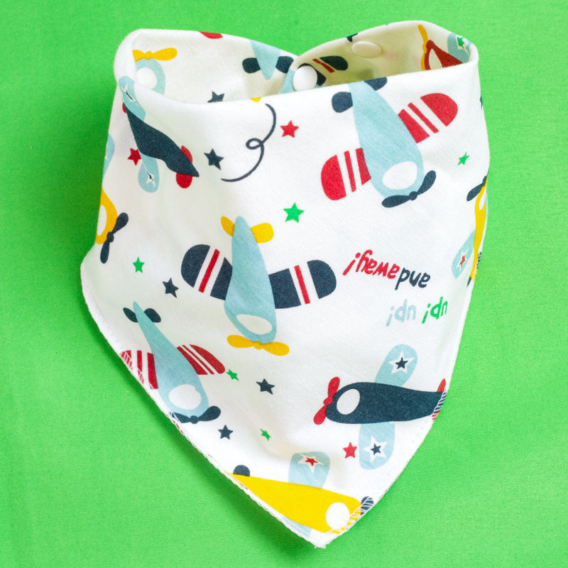 Baby Drooling Towel Baby Triangle Double Layer Headscarf