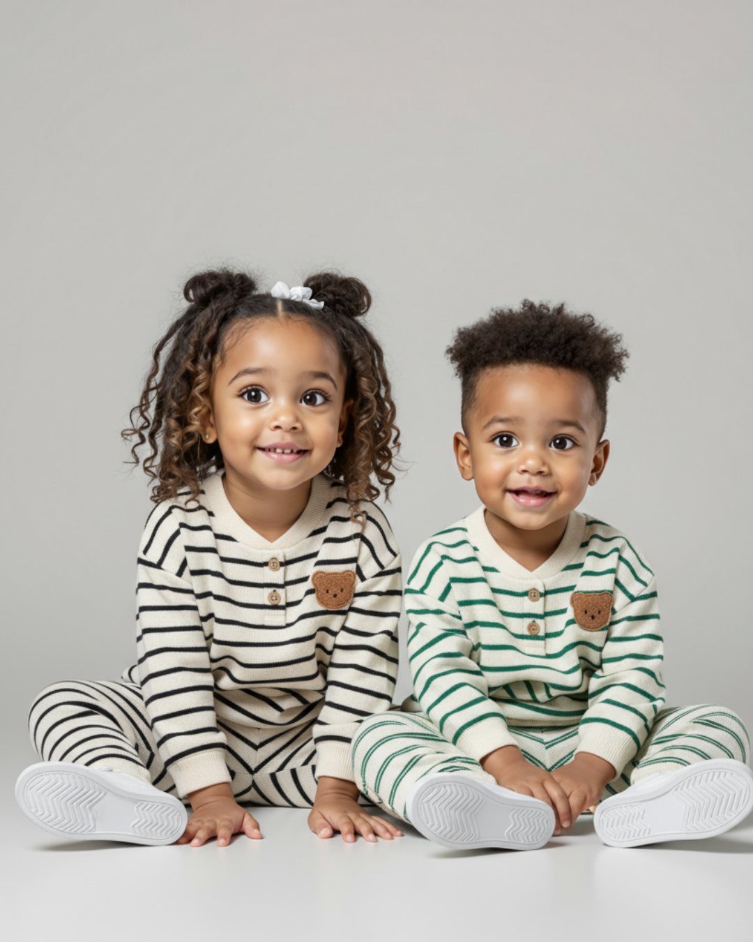 Camden Striped Teddy Bear Lounge Set