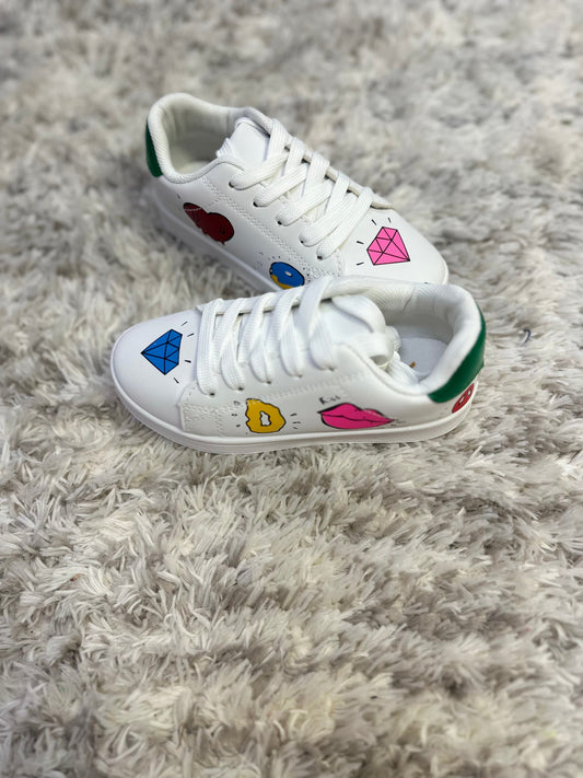 Sussan KIDS Cartoon Printed Court shoe Sneakers no